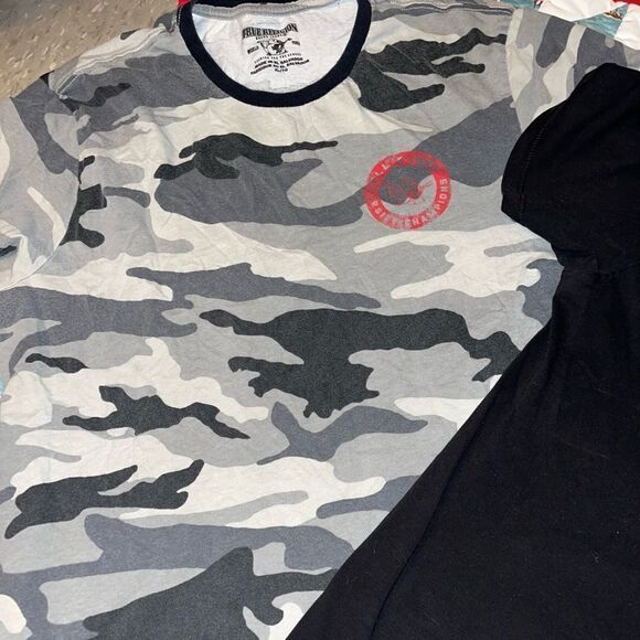 BUNDLE 2x True Religion Mens T-shirts - Picture 2 of 7